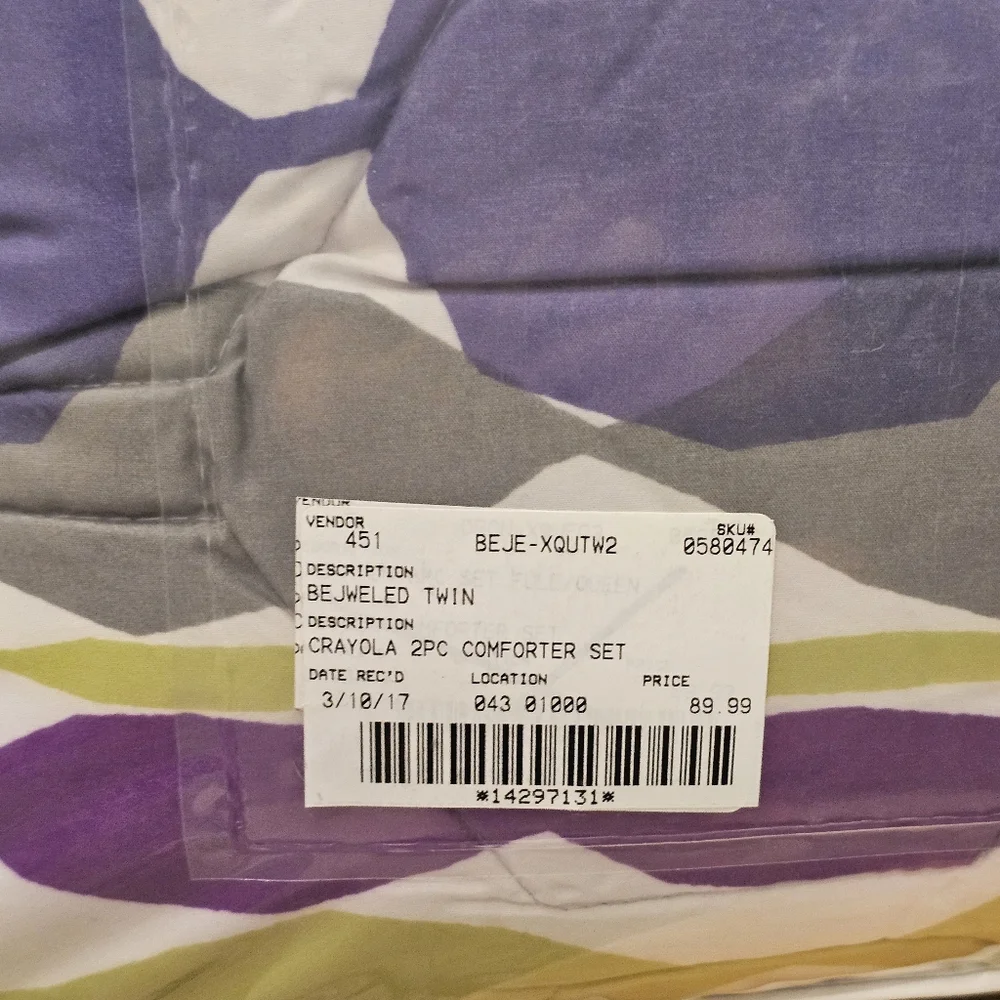 Crayola Dream In Color Bejeweled 2 Piece Twin Comforter Set